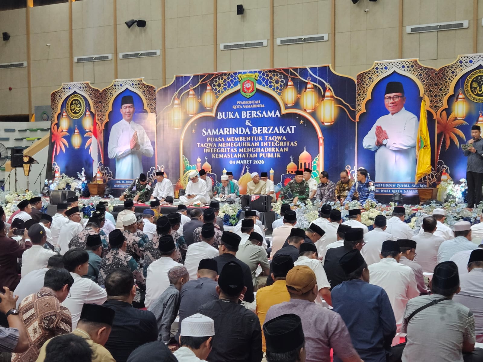 Dandim 0901/Samarinda Hadiri Buka Puasa Bersama ASN Pemkot Samarinda dan Samarinda Berzakat