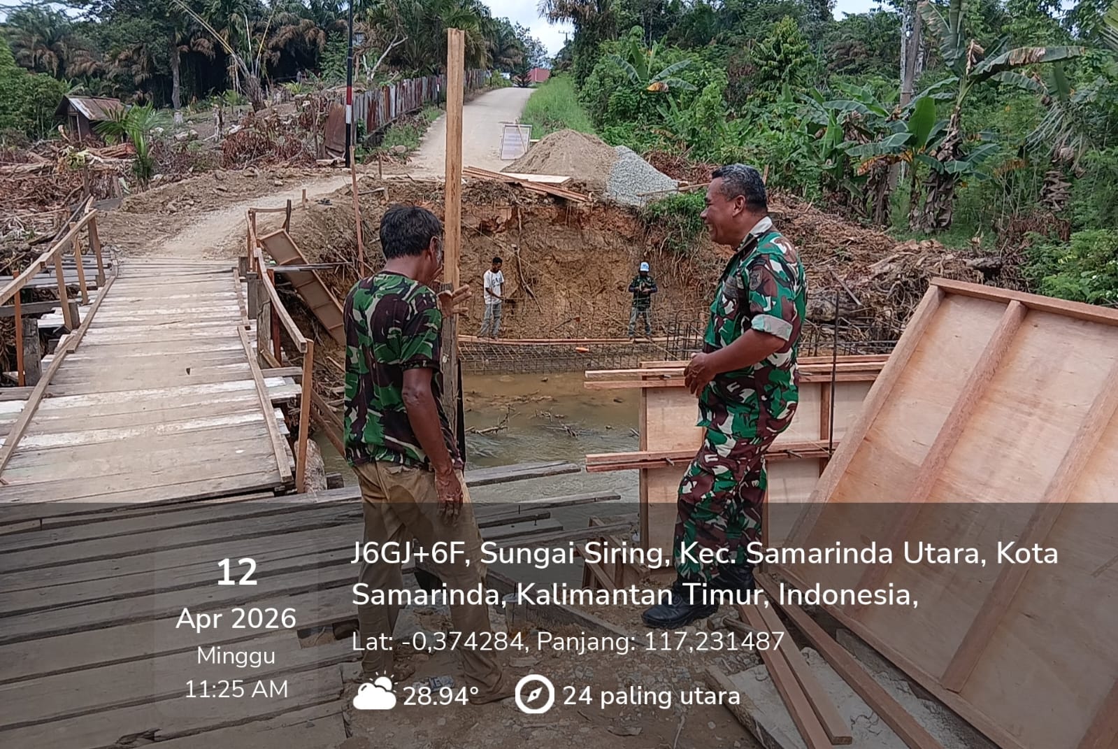 Pembangunan Jembatan Beton Garuda di Kelurahan Pampang Capai 50 Persen Pembangunan Jembatan Beton Garuda di Kelurahan Pampang Capai 50 Persen