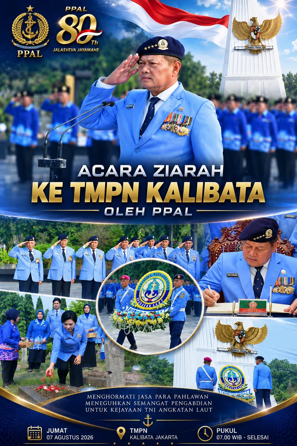 PPAL Gelar Ziarah Nasional dan Tabur Bunga di TMPNU Kalibata dalam Rangka HUT Ke-40 PPAL PPAL Gelar Ziarah Nasional dan Tabur Bunga di TMPNU Kalibata dalam Rangka HUT Ke-40 PPAL