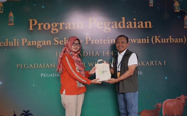 Idul Adha 1447 H, Pegadaian Kanwil VIII Jakarta 1 Bagikan 1.800 Paket Daging Kurban Idul Adha 1447 H, Pegadaian Kanwil VIII Jakarta 1 Bagikan 1.800 Paket Daging Kurban