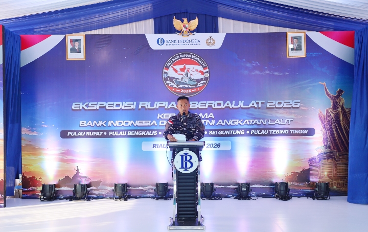 Wujud Sinergi TNI AL dan Bank Indonesia Menjaga Kedaulatan Negara, Danlanal Dumai Hadiri Pelepasan T