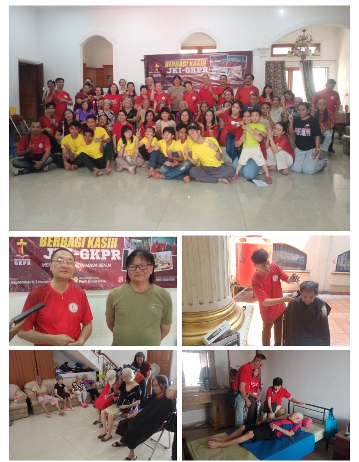 JKI-GKPR Gelar Bakti Sosial "Menjadi Berkat Di Usia Senja Bagi Lansia dan Anak Panti" JKI-GKPR Gelar Bakti Sosial "Menjadi Berkat Di Usia Senja Bagi Lansia dan Anak Panti"