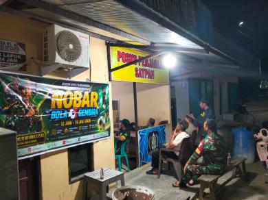 BABINSA HARAPAN BARU NOBAR GEMBIRA PIALA DUNIA 2026 BERSAMA WARGA