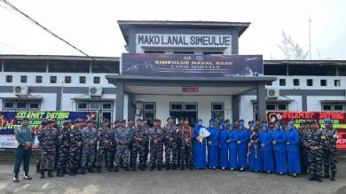 Danlanal Simeulue Disambut Forkopimda dan Seluruh Prajurit Kuatkan Keamanan Maritim Pantai Barat Ind Danlanal Simeulue Disambut Forkopimda dan Seluruh Prajurit Kuatkan Keamanan Maritim Pantai Barat Ind