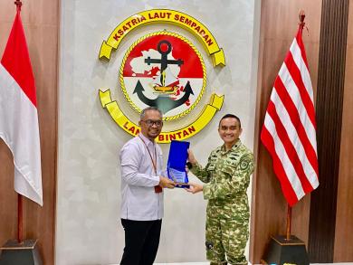 Perkuat Sinergi Sukseskan Sensus Ekonomi 2026, Komandan Lanal Bintan Terima Courtesy Call Kepala BPS