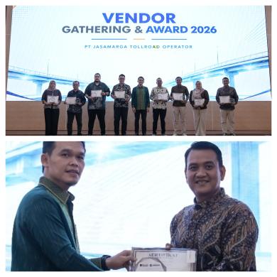 Rizal Swabina Terima Reward Layanan Jalan Tol