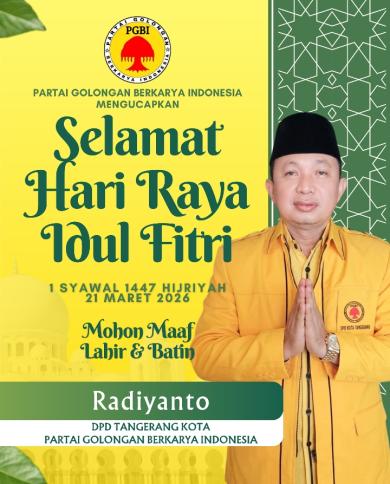 Radianto Sampaikan Ucapan Selamat Hari Raya Idul Fitri 1447 H Radianto Sampaikan Ucapan Selamat Hari Raya Idul Fitri 1447 H