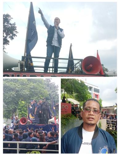 Ribuan Kader NasDem Geruduk Majalah Tempo, Desak Tempo Minta Maaf