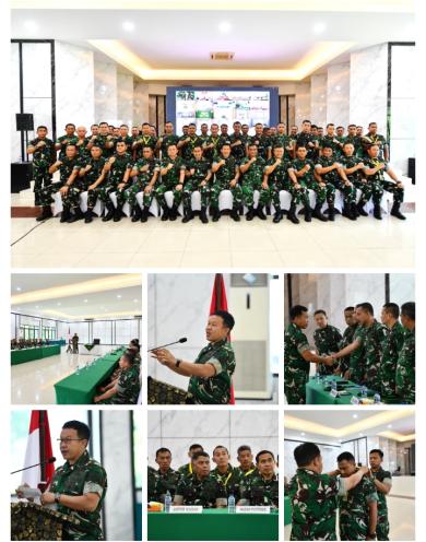 Danpusterad Pimpin Upacara Pembukaan MTT Katpuan Apkowil Tersebar TA 2026
