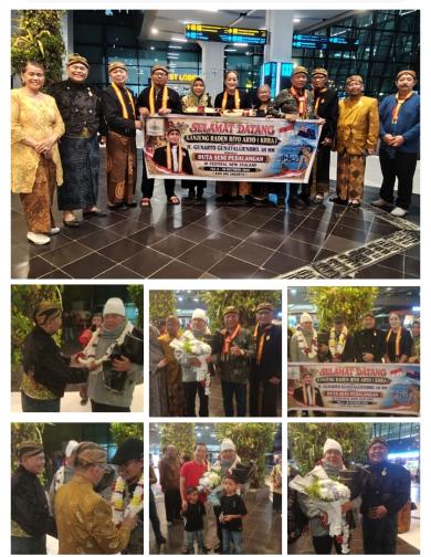 KHN Jakarta Sambut Kedatangan KRRA.Ki.H.Gunarto Gunotalijendro SH.MM, Usai Pentas di New Zealand KHN Jakarta Sambut Kedatangan KRRA.Ki.H.Gunarto Gunotalijendro SH.MM, Usai Pentas di New Zealand